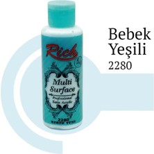 Marmara Qumasch Rich Multi Surface 2280 Bebek Yeşili Akrilik Boya 130 cc