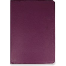 Zemira Home Newface iPad Mini 1 Kılıf 360 Tablet Deri Kılıf - Mürdüm