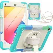 Zemira Home Newface iPad 5 Air 9.7 Kılıf Tablet Rainbow Kapak - Turkuaz