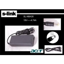 Marmara Qumasch S-Lınk SL-NBA30, 19V, 4.74A, 5.5x1.75, Notebook Adaptörü