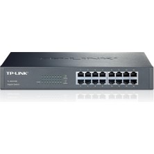 Marmara Qumasch Tp-Lınk TL-SG1016D, 16 Port, Gigabit, Yönetilemez, Metal Kasa, Rackmount Switch