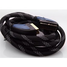 Zemira Home S-Link SLX-936 Scart To Scart 3mt Gold Kılıflı Kablo