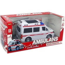 Kiddico Toys Uzaktan Kumandalı Full Fonksiyon 112 Ambulans Araba