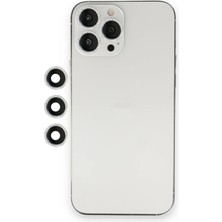 Zemira Home Newface iPhone 12 Pro Shine Kamera Lens - Gümüş