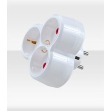 Marmara Qumasch Ayka Safir Topraklı Üç Yol Priz