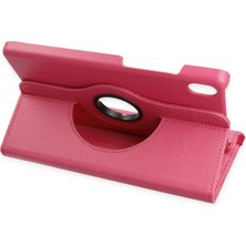 Zemira Home Newface Samsung Galaxy X510 Tab S9 Fe 11 Kılıf 360 Tablet Deri Kılıf - Pembe