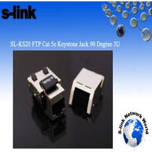 Marmara Qumasch S-Lınk SL-KS20 Ftp CAT5E 3u 90 Derece Kestone Jack