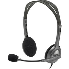Marmara Qumasch Logitech H111 981-000593 Stereo Mikrofonlu Headset Gri