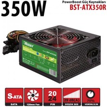 Marmara Qumasch Powerboost BST-ATX350R 350W, Sata, 12CM Fan,  Box Psu