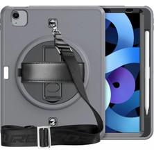 Zemira Home Newface iPad Pro 11 (2020) Kılıf Strap-C Otterbox Tablet Kapak - Gri