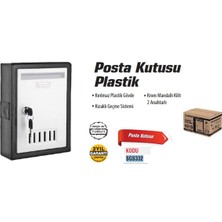 332 Plastik Posta Kutusu 2 Anahtarlı