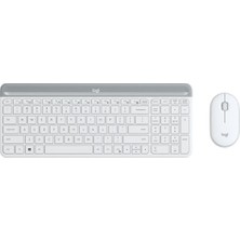 Marmara Qumasch Logıtech MK470 Beyaz, 920-009436, Kablosuz, Türkçe Q, Klavye Mouse Set