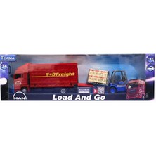 Kiddico Toys 1:48 Man Yükleyici Araç Seti