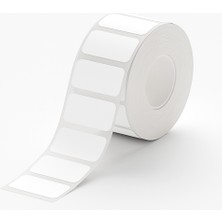 Marmara Qumasch Nıımbot PL20 Etiket 20MM x 10MM (Tek Kolonda 1li) 465 Adet Beyaz (M2)