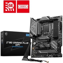 Zemira Home Msi Z790 Gaming Plus Wifi 1700 Ddr5 7200MHZ(OC) Usb3.2 Dp HDMI 1x2.5g Lan Wı-Fı 6e Atx Anakart
