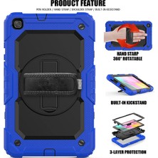 Zemira Home Newface Samsung Galaxy T290 Tab A 8 Kılıf Pars Tablet Kapak - Mavi