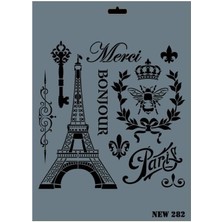 Marmara Qumasch Rich New Seri N282 Stencil 35X25 cm
