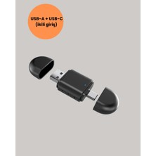 Zemira Home Kablosuz Carplay ve Android Auto Dönüştürücü – Usb-A &amp; Type-C Girişli Akıllı Adaptör