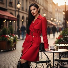 Dua Giyim Front Lace Gerçek Tül Peruk Düz / Doğal / 65/70CM