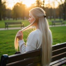 Dua Giyim Fiber Sen Düz 8 Parça Çıt Çıt / Balköpüğü Platin Röfleli