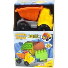 Kiddico Toys Damperli Kamyon Bloklu 20 Parça 03488