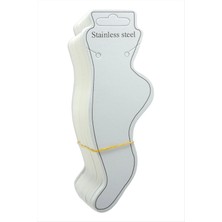 Store Mania Ieg™ Çelik Yazılı Kalın Halhal Kartı 100 Adet