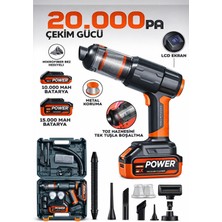 Blackbird Game Center Auhma Ahv-21 20.000PA Şarjlı Araç Süpürgesi ve Toz Üfleme Makinesi