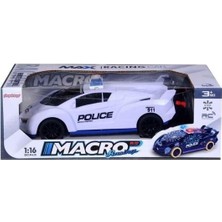 Kiddico Toys Uzaktan Kumandalı Şarjlı Sesli Işıklı Polis Arabası