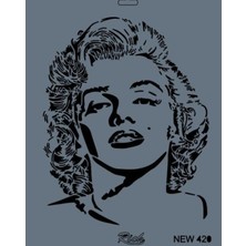 Dua Giyim Rich New Seri N-420 Stencil 35X25 cm
