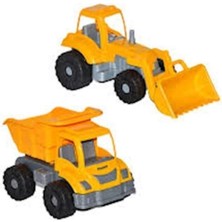 Kiddico Toys Uçarkid Inşaat Araçlarım (Orta Boy)