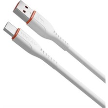 Zemira Home Hytech HY-X105 1m 3A Type-C Beyaz Şarj Kablosu