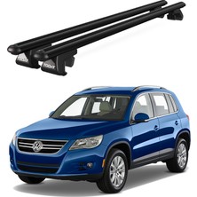Today Auto Volkswagen Tiguan (2003-2011) Uyumlu Siyah Ara Atkı Port Bagaj Tavan Barı