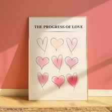 DES VU PRINT The Progress Of Love Posteri,coquette Pinterest Temalı Çerçevesiz Poster