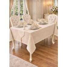 Çapa Home (26 Parça) Leke Tutmaz Spor Çizgili Sofra Takımı