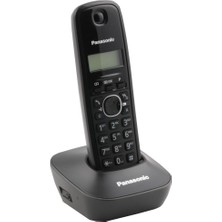 Zemira Home Panasonic KX-TG1611 Siyah Telsiz Dect Telefon 50 Rehber
