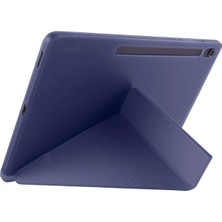 Zemira Home Newface iPad Pro 13 (2024) Kılıf Kalemlikli Hugo Tablet Kılıfı - Lacivert