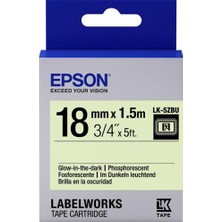 Zemira Home Epson Lk-4ybp Pastel Sarı Üzeri Siyah 12MM 9metre Etiket