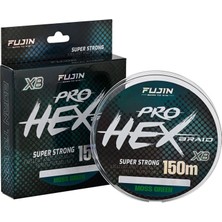 Fujin Pro Hex 8x 150MT. Moss Green Ip Misina