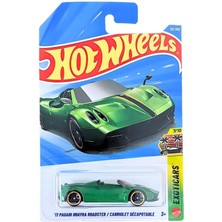 Hot Wheels Tekli Arabalar 17 Paganı Huayra Roadster / Cabrıolet Decapotable (Kısa Kart) JJH99