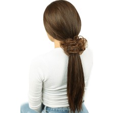 Dua Giyim Lı Lastikli Topuz Toka / Bebek Kumralı