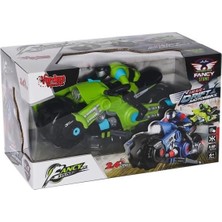 Kiddico Toys HB-MK10A01-02 Kumandalı Şarjlı Motorsiklet Fancy Stunt 1:10