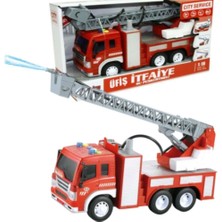 Kiddico Toys Sürtmeli Işıklı Sesli Itfaiye