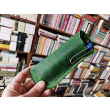 Mahfuz Hakiki Deri Tamamen Emeği 17,5 x 7 cm Gözlük Kılıfı - Kalem Kutu NLU397