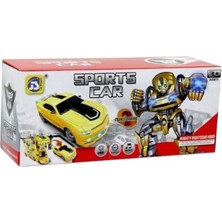 Kiddico Toys Kutulu Pilli Robota Dönüşen Sport Araba