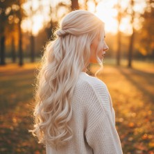 Dua Giyim Fiber Sen Dalgalı 8 Parça Çıt Çıt / Açık Platin