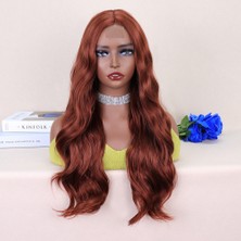 Dua Giyim Koyu Bakır Tül Peruk