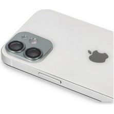 Zemira Home Newface iPhone 11 Pers Alüminyum Kamera Lens - Yeşil