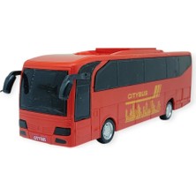 Sürtmeli Tur Otobüsü - 23 cm - Kırmızı