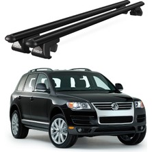 Today Auto Volkswagen Touareg (2002-2010) Uyumlu Siyah Ara Atkı Port Bagaj Tavan Barı