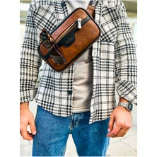 Marmara Qumasch CH101 - Poani Tablet Erkek Çanta Sıyah/taba